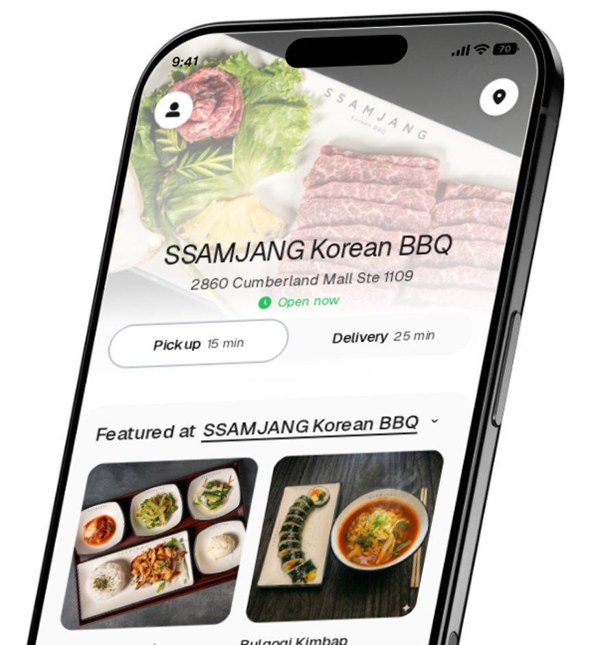 SSAMJANG Korean BBQ app preview