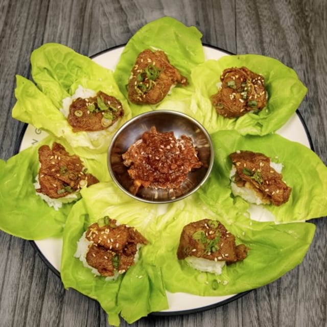Spicy Pork Ssambab.
